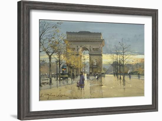 Arc De Triomphe-Eugene Galien-Laloue-Framed Giclee Print