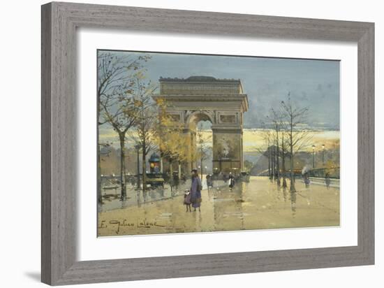 Arc De Triomphe-Eugene Galien-Laloue-Framed Giclee Print