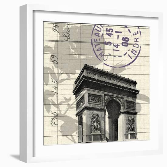 Arc De Triomphe-Z Studio-Framed Art Print