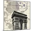 Arc De Triomphe-Z Studio-Mounted Art Print