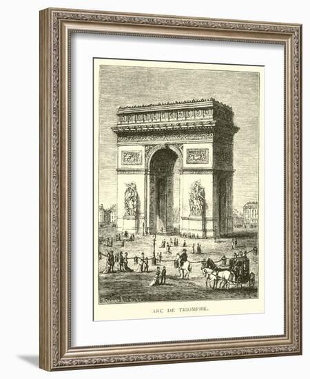 Arc De Triomphe-null-Framed Giclee Print