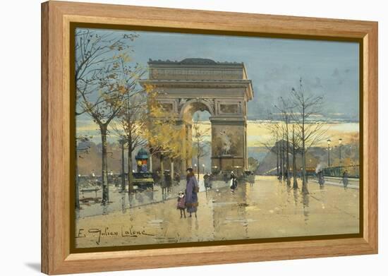Arc de Triumphe-Eugene Galien-Laloue-Framed Premier Image Canvas