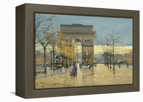 Arc de Triumphe-Eugene Galien-Laloue-Framed Premier Image Canvas