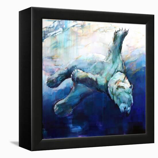 Arc Of The Diver-Mark Adlington-Framed Premier Image Canvas