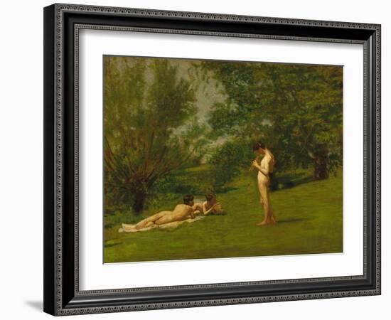 Arcadia, Circa 1883-Thomas Cowperthwait Eakins-Framed Giclee Print