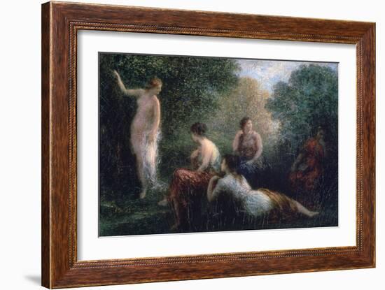 Arcadia, Woman Bathing, 1836-1904-Henri Fantin-Latour-Framed Giclee Print