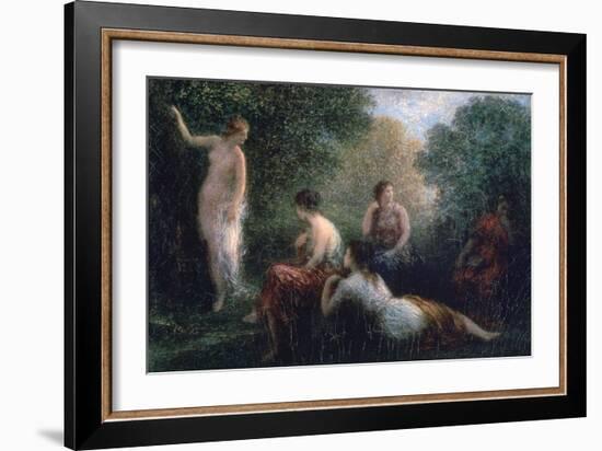 Arcadia, Woman Bathing, 1836-1904-Henri Fantin-Latour-Framed Giclee Print