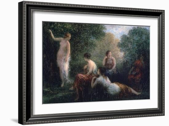 Arcadia, Woman Bathing, 1836-1904-Henri Fantin-Latour-Framed Giclee Print