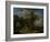 Arcadian Landscape with a Ceremonial Sacrifice-Jan van Huysum-Framed Art Print