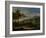 Arcadian Landscape with Fishermen-Jan van Huysum-Framed Art Print