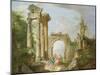 Arcadian Scene, 18th Century-Giovanni Paolo Pannini-Mounted Giclee Print