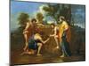 Arcadian Shepherds-Nicolas Poussin-Mounted Giclee Print