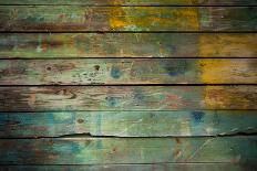 Wood Grungy Background-Arcady31-Framed Premier Image Canvas