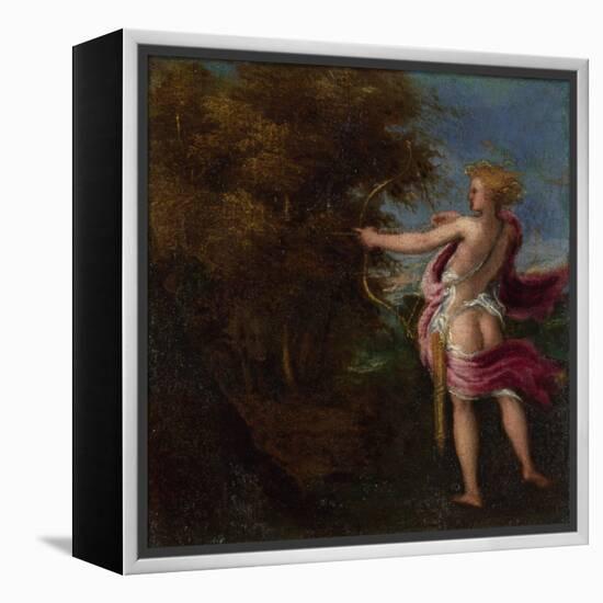 Arcas Hunting, C. 1550-Andrea Schiavone-Framed Premier Image Canvas