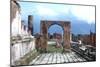 Arch and Walkway, Pompeii, Ancient Rome, 1st Century Ad-null-Mounted Photographic Print