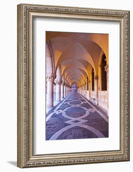 Arch at San Marcos Square at Night, Venice, Italy-Terry Eggers-Framed Photographic Print