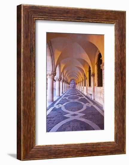 Arch at San Marcos Square at Night, Venice, Italy-Terry Eggers-Framed Photographic Print