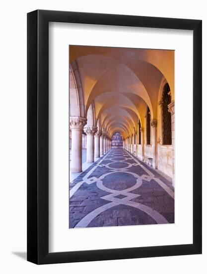 Arch at San Marcos Square at Night, Venice, Italy-Terry Eggers-Framed Photographic Print