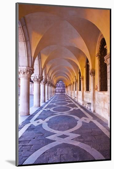 Arch at San Marcos Square at Night, Venice, Italy-Terry Eggers-Mounted Photographic Print