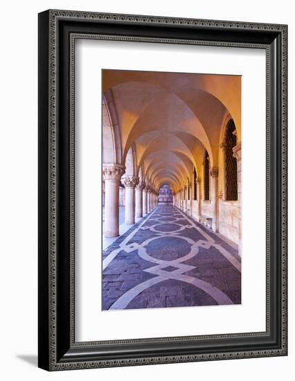 Arch at San Marcos Square at Night, Venice, Italy-Terry Eggers-Framed Photographic Print