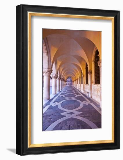 Arch at San Marcos Square at Night, Venice, Italy-Terry Eggers-Framed Photographic Print