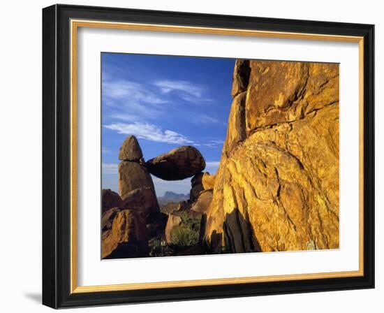 Arch at Sunrise, Grapevine Hills, Big Bend National Park, Texas, USA-Scott T^ Smith-Framed Photographic Print