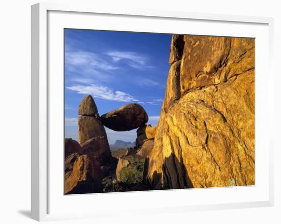 Arch at Sunrise, Grapevine Hills, Big Bend National Park, Texas, USA-Scott T^ Smith-Framed Photographic Print