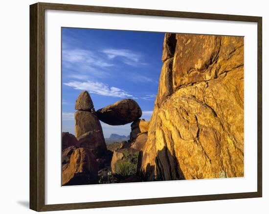 Arch at Sunrise, Grapevine Hills, Big Bend National Park, Texas, USA-Scott T^ Smith-Framed Photographic Print