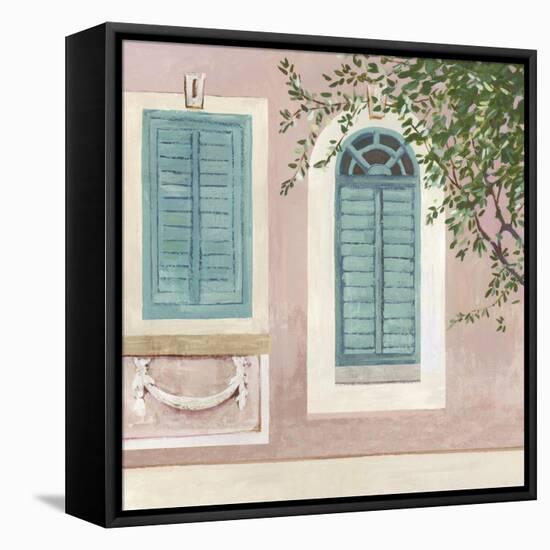 Arch Blue Window-Aimee Wilson-Framed Stretched Canvas
