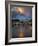 Arch Bridge across Tiber River with St. Peter's Basilica in the Background, Rome, Lazio, Italy-null-Framed Photographic Print