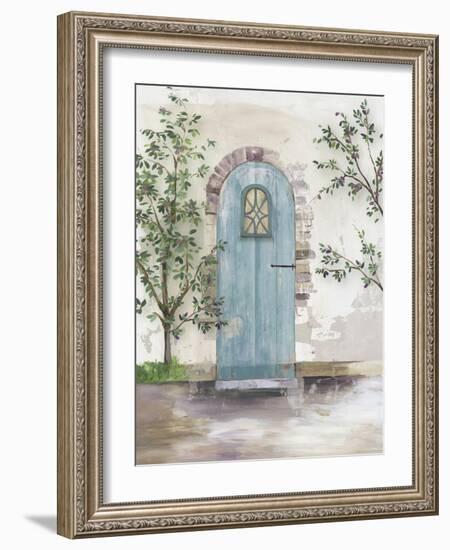 Arch Door with Olive Tree-Aimee Wilson-Framed Art Print