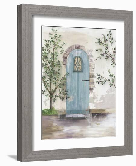 Arch Door with Olive Tree-Aimee Wilson-Framed Art Print