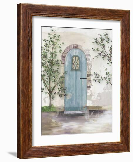 Arch Door with Olive Tree-Aimee Wilson-Framed Art Print