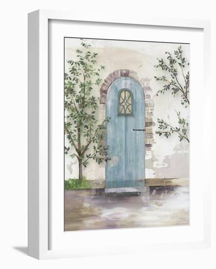 Arch Door with Olive Tree-Aimee Wilson-Framed Art Print
