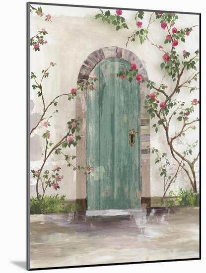 Arch Door with Roses-Aimee Wilson-Mounted Art Print