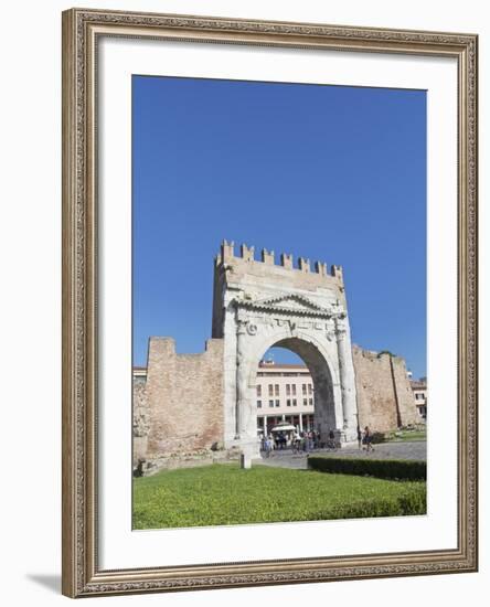 Arch of Augustus, Rimini, Italy-null-Framed Giclee Print