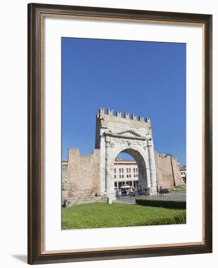 Arch of Augustus, Rimini, Italy-null-Framed Giclee Print