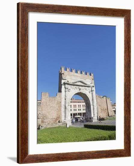 Arch of Augustus, Rimini, Italy-null-Framed Giclee Print