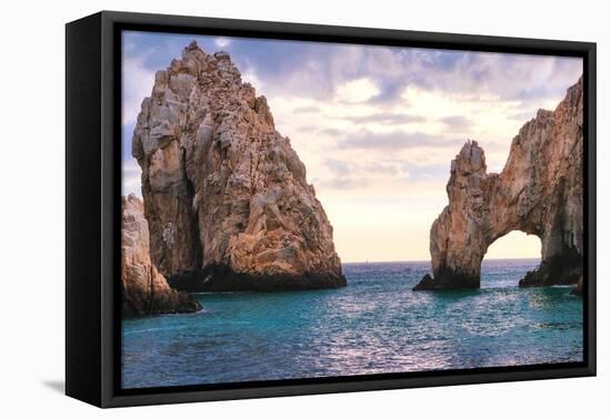 Arch of Cabo San Lucas, Mexico-George Oze-Framed Premier Image Canvas