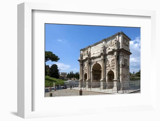 Arch of Constantine, Arch of Titus Beyond, Ancient Roman Forum, Rome, Lazio, Italy-James Emmerson-Framed Photographic Print