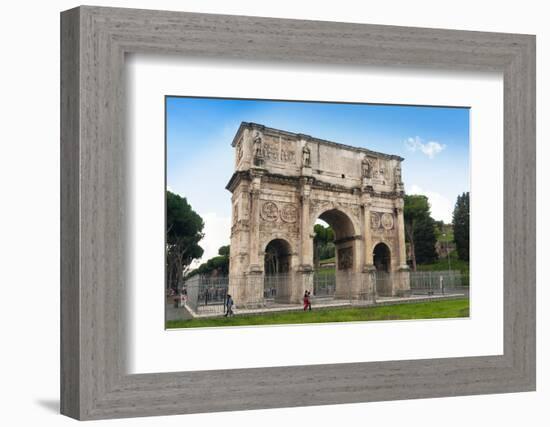Arch of Constantine, Arco Di Costantino, Rome, UNESCO World Heritage Site, Latium, Italy, Europe-Nico Tondini-Framed Photographic Print
