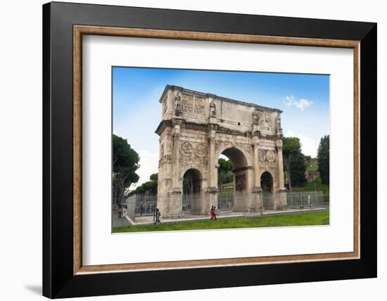 Arch of Constantine, Arco Di Costantino, Rome, UNESCO World Heritage Site, Latium, Italy, Europe-Nico Tondini-Framed Photographic Print