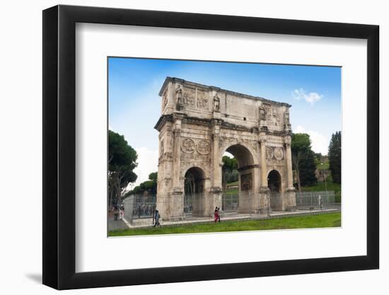 Arch of Constantine, Arco Di Costantino, Rome, UNESCO World Heritage Site, Latium, Italy, Europe-Nico Tondini-Framed Photographic Print