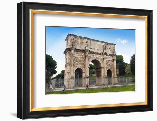 Arch of Constantine, Arco Di Costantino, Rome, UNESCO World Heritage Site, Latium, Italy, Europe-Nico Tondini-Framed Photographic Print