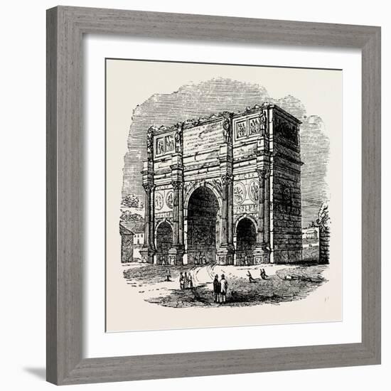 Arch of Constantine, Rome, Italy-null-Framed Giclee Print