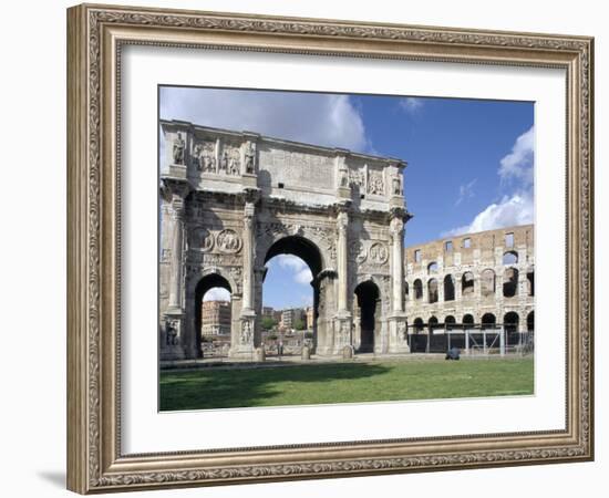 Arch of Constantine, Rome, Lazio, Italy-Adam Woolfitt-Framed Photographic Print