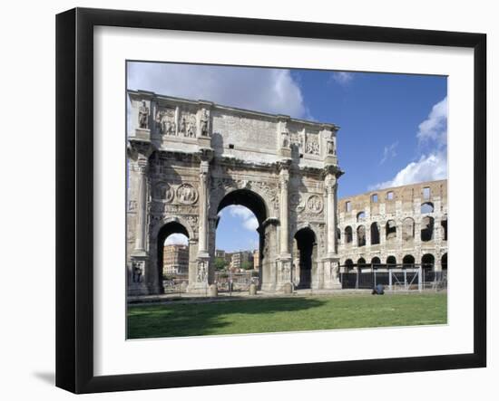 Arch of Constantine, Rome, Lazio, Italy-Adam Woolfitt-Framed Photographic Print