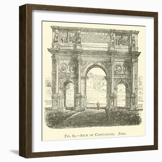 Arch of Constantine, Rome-null-Framed Giclee Print