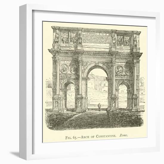 Arch of Constantine, Rome-null-Framed Giclee Print