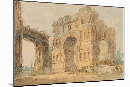 Arch of Janus, C.1798-99-Thomas Girtin-Mounted Giclee Print